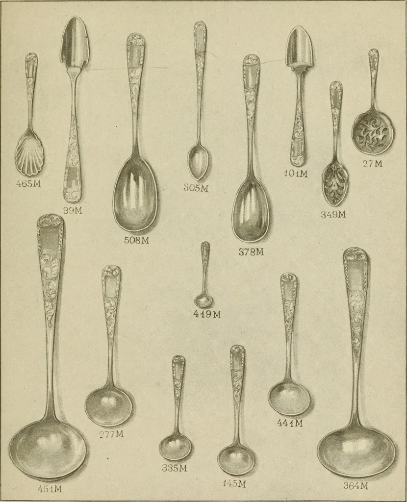 An illustration from Samuel Kirk & Son Co. : oldest makers of silverware in the United States : established 1817, 1914, leaf 86