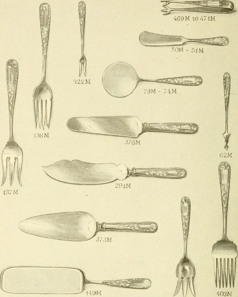An illustration from Samuel Kirk & Son Co. : oldest makers of silverware in the United States : established 1817, 1914, leaf 87