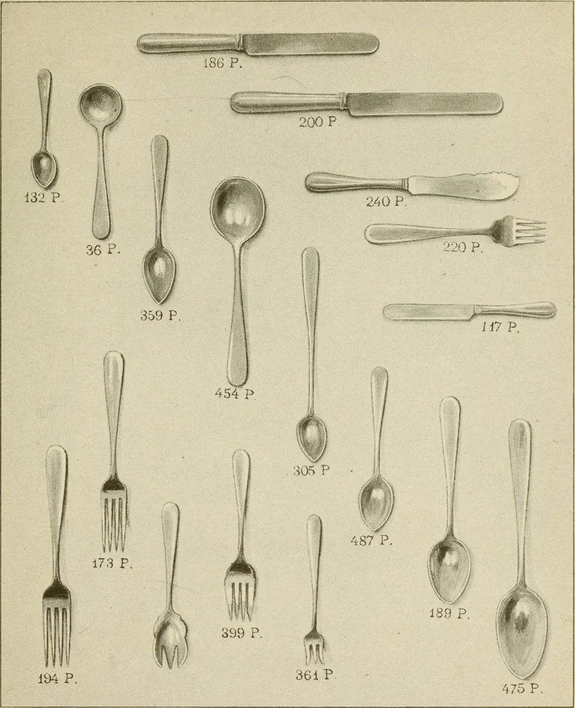 An illustration from Samuel Kirk & Son Co. : oldest makers of silverware in the United States : established 1817, 1914, leaf 88