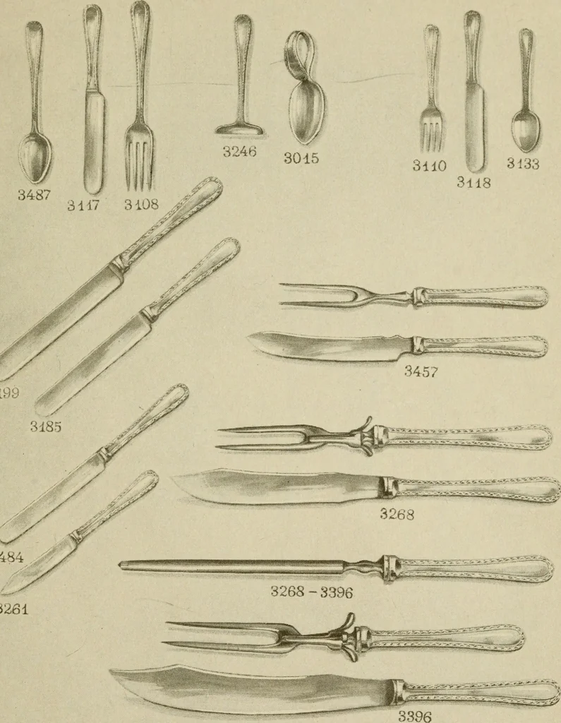 An illustration from Samuel Kirk & Son Co. : oldest makers of silverware in the United States : established 1817, 1914, leaf 90