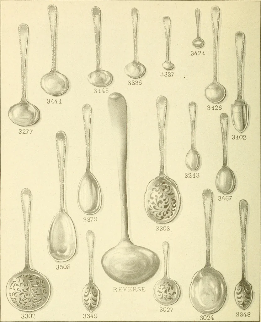 An illustration from Samuel Kirk & Son Co. : oldest makers of silverware in the United States : established 1817, 1914, leaf 91