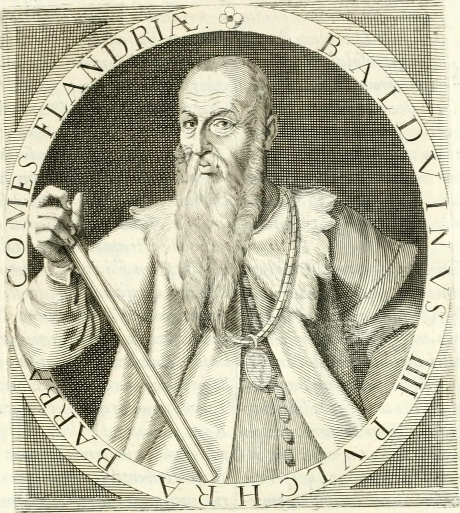 An illustration from Aquila sancta, siue Bauarica : elogiis, hieroglyphicis, numismatibus, insignibus, symbolis, imaginibus antiquis ad viuum exculpta, & longa historiarum serie exarata : vt nihil relictum sit, quod prisci, vel hodierni habeant annales, sed diplomata, leges, indulta, genealogiae, donationes, priuilegia offeruntur congesta : accedit tractatus sacrolegalis, & historicopoliticus ..., 1674, leaf 36