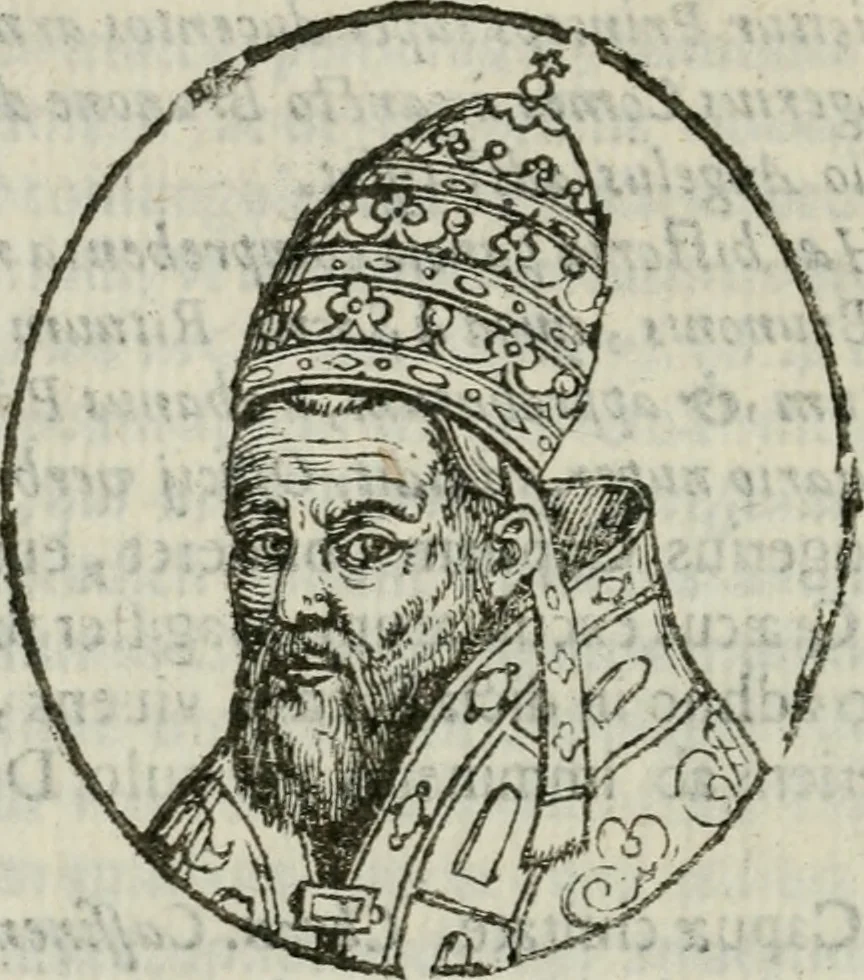 An illustration from Sanctuarium Capuanum : opus in quo sacrae res Capuae, et per occasionem plura, tam ad diversas civitates regni pertinentia, quàm per se curiosa continentur, 1630, leaf 447