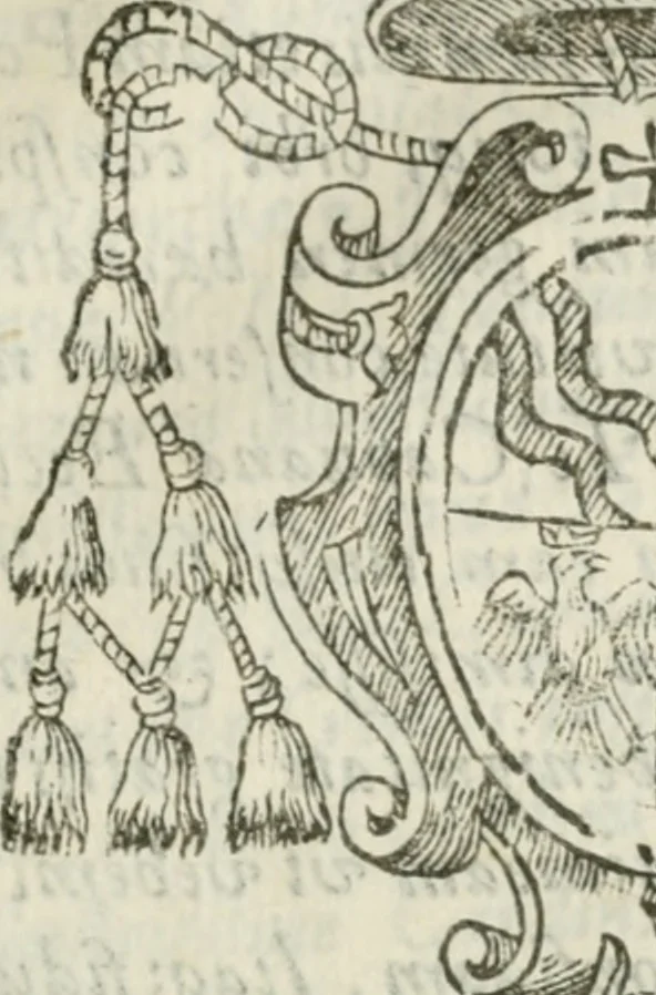 An illustration from Sanctuarium Capuanum : opus in quo sacrae res Capuae, et per occasionem plura, tam ad diversas civitates regni pertinentia, quàm per se curiosa continentur, 1630, leaf 8