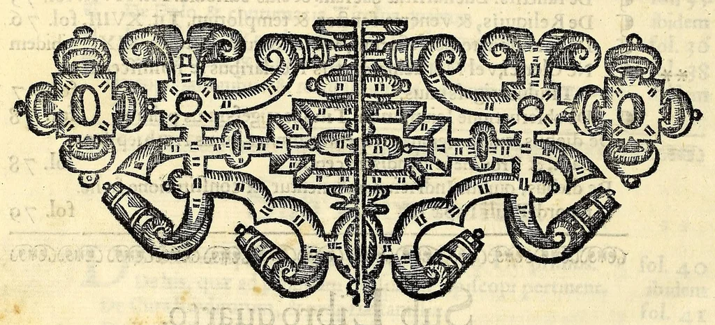 An illustration from Sanctum prouinciale concilium Mexici celebratum anno D[omi]ni millessmo. quingentessmo. octuagessimo quinto. : Praesidente in eo Illmo. ac Rmo. D. D. Petro Moya de Contreras Archiepo. Mexicano. Romae confirmatum die vigessima septima Octobris anno. 1589. Nunc vero ad instantiam et ex sumptibus Illmi. ac Rmi. D. D. Ioannis de la Serna Archiep. Mexican. iussu regio editum, 1622, leaf 224