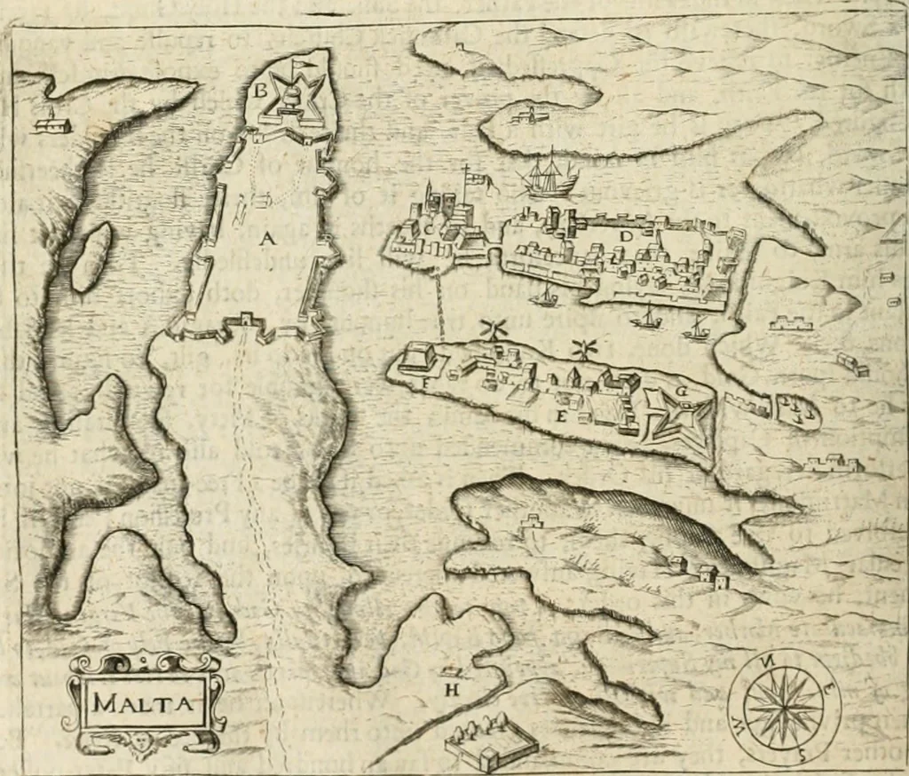 An illustration from Sandys Travels: containing an history of the original and present state of the Turkish empire ... the Mahometan religion and ceremonies. A description of Constantinople ... also, of Greece ... Of Ægypt ... A description of the Holy-Land ... Lastly, Italy described, and the islands adjoining. Illustrated with fifty graven maps and figures, 1673, leaf 197