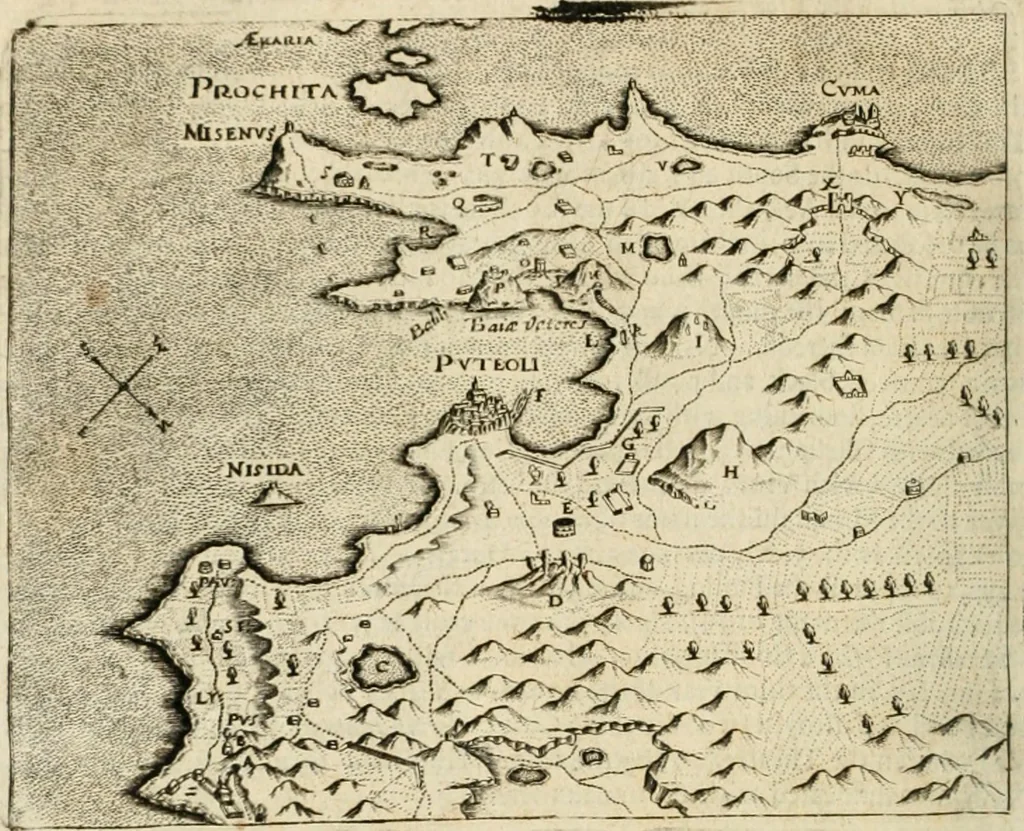 An illustration from Sandys Travels: containing an history of the original and present state of the Turkish empire ... the Mahometan religion and ceremonies. A description of Constantinople ... also, of Greece ... Of Ægypt ... A description of the Holy-Land ... Lastly, Italy described, and the islands adjoining. Illustrated with fifty graven maps and figures, 1673, leaf 221