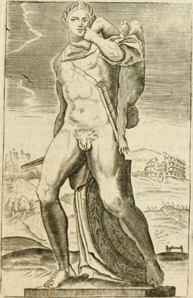 An illustration from Sandys Travels: containing an history of the original and present state of the Turkish empire ... the Mahometan religion and ceremonies. A description of Constantinople ... also, of Greece ... Of Ægypt ... A description of the Holy-Land ... Lastly, Italy described, and the islands adjoining. Illustrated with fifty graven maps and figures, 1673, leaf 228