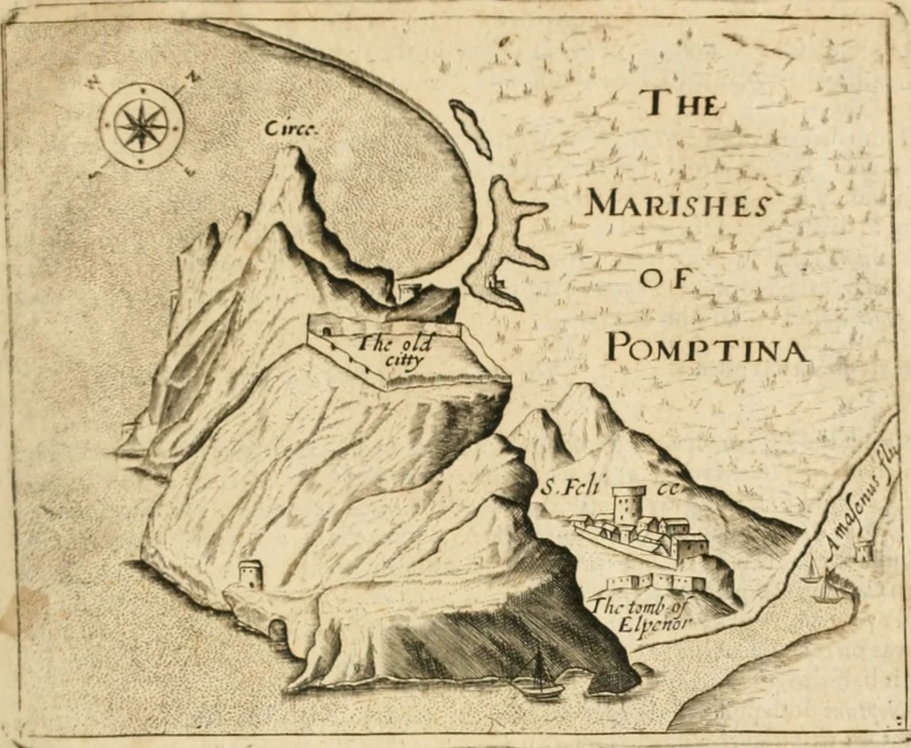 An illustration from Sandys Travels: containing an history of the original and present state of the Turkish empire ... the Mahometan religion and ceremonies. A description of Constantinople ... also, of Greece ... Of Ægypt ... A description of the Holy-Land ... Lastly, Italy described, and the islands adjoining. Illustrated with fifty graven maps and figures, 1673, leaf 256