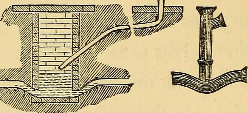 An illustration from Sanitary arrangements for dwellings : intended for the use of officers of health, architects, builders, and householders, 1874, leaf 41