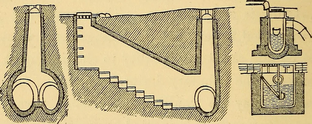 An illustration from Sanitary arrangements for dwellings : intended for the use of officers of health, architects, builders, and householders, 1874, leaf 51