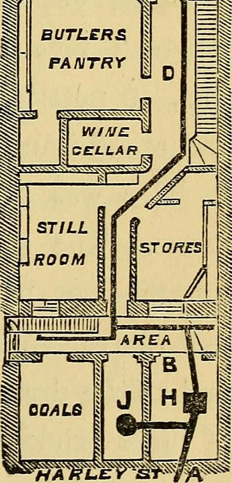 An illustration from Sanitary arrangements for dwellings : intended for the use of officers of health, architects, builders, and householders, 1874, leaf 92