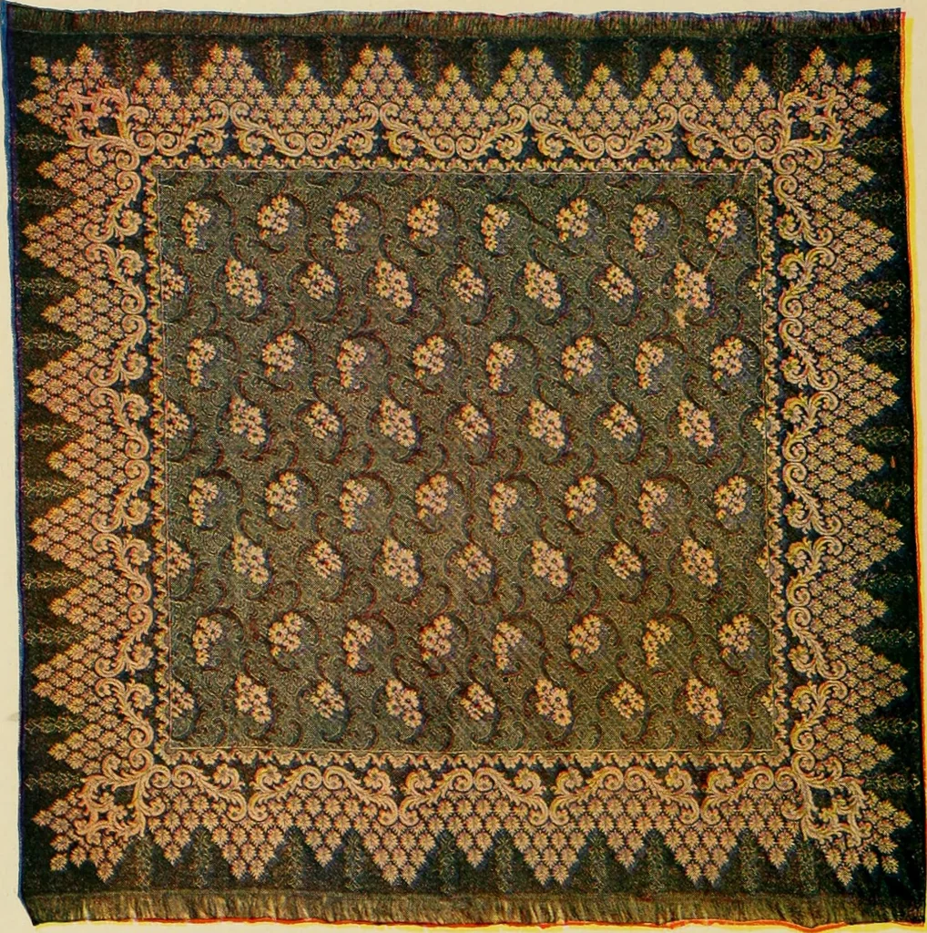 An illustration from Sanitary Manufacturing Company ... rugs and art squares, lace curtains and upholstery goods., 1904, leaf 23