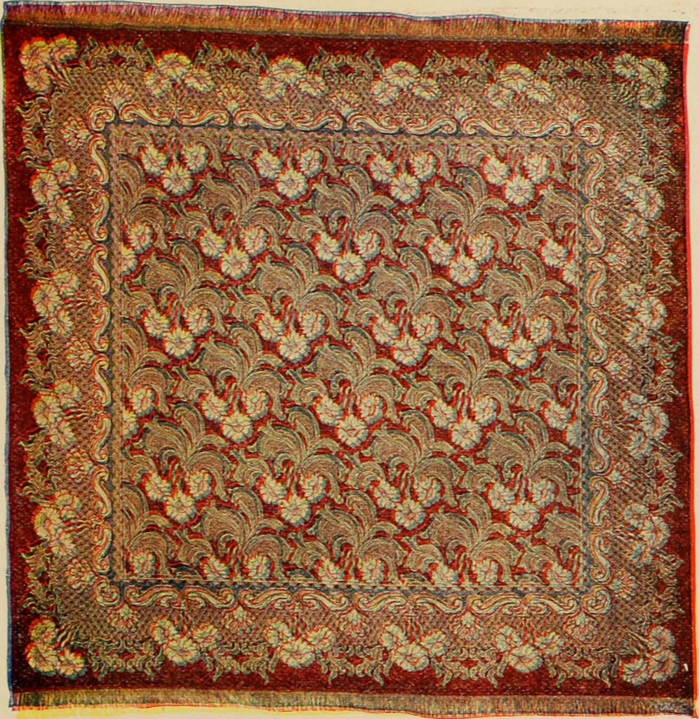 An illustration from Sanitary Manufacturing Company ... rugs and art squares, lace curtains and upholstery goods., 1904, leaf 26