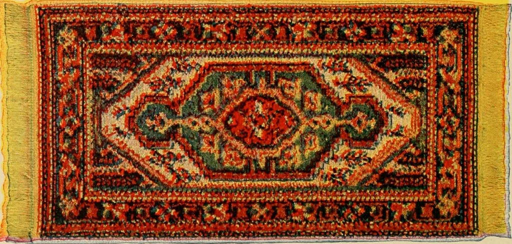 An illustration from Sanitary Manufacturing Company ... rugs and art squares, lace curtains and upholstery goods., 1904, leaf 29