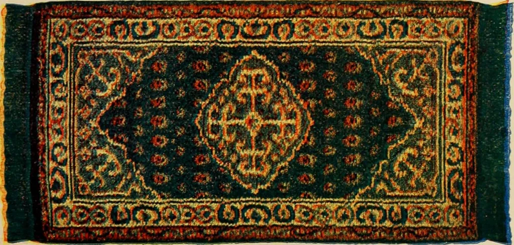 An illustration from Sanitary Manufacturing Company ... rugs and art squares, lace curtains and upholstery goods., 1904, leaf 30