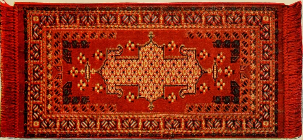 An illustration from Sanitary Manufacturing Company ... rugs and art squares, lace curtains and upholstery goods., 1904, leaf 36
