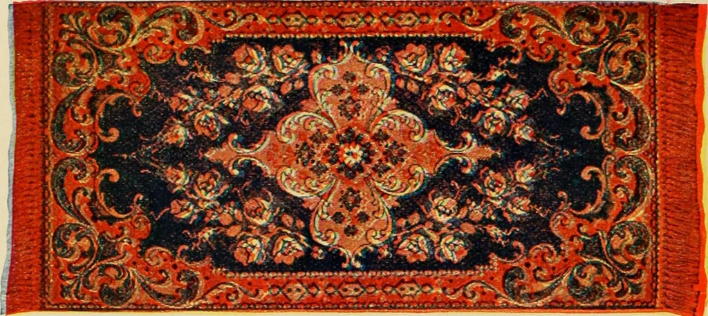 An illustration from Sanitary Manufacturing Company ... rugs and art squares, lace curtains and upholstery goods., 1904, leaf 37