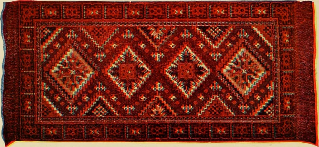 An illustration from Sanitary Manufacturing Company ... rugs and art squares, lace curtains and upholstery goods., 1904, leaf 37