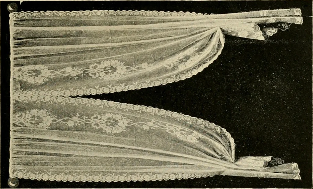 An illustration from Sanitary Manufacturing Company ... rugs and art squares, lace curtains and upholstery goods., 1904, leaf 50