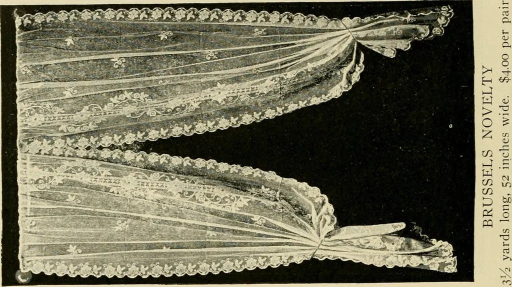 An illustration from Sanitary Manufacturing Company ... rugs and art squares, lace curtains and upholstery goods., 1904, leaf 51