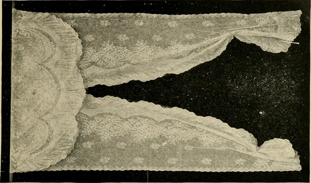 An illustration from Sanitary Manufacturing Company ... rugs and art squares, lace curtains and upholstery goods., 1904, leaf 54