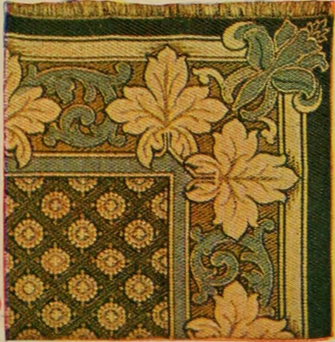 An illustration from Sanitary Manufacturing Co., Inc., manufacturers of Brusselette art rugs and upholstery specialties., 1902, leaf 10