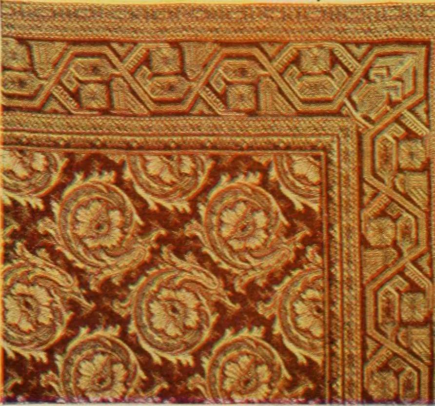 An illustration from Sanitary Manufacturing Co., Inc., manufacturers of Brusselette art rugs and upholstery specialties., 1902, leaf 17