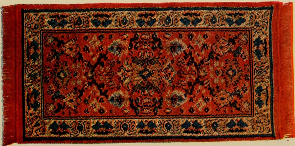 An illustration from Sanitary Manufacturing Co., Inc., manufacturers of Brusselette art rugs and upholstery specialties., 1902, leaf 30
