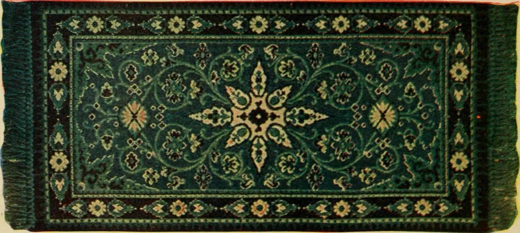 An illustration from Sanitary Manufacturing Co., Inc., manufacturers of Brusselette art rugs and upholstery specialties., 1902, leaf 33