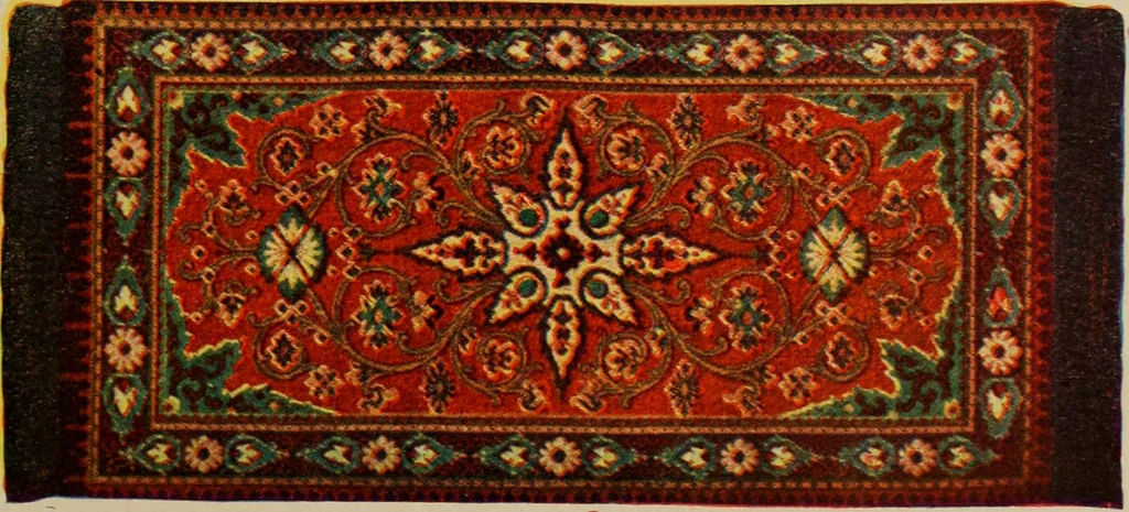 An illustration from Sanitary Manufacturing Co., Inc., manufacturers of Brusselette art rugs and upholstery specialties., 1902, leaf 34