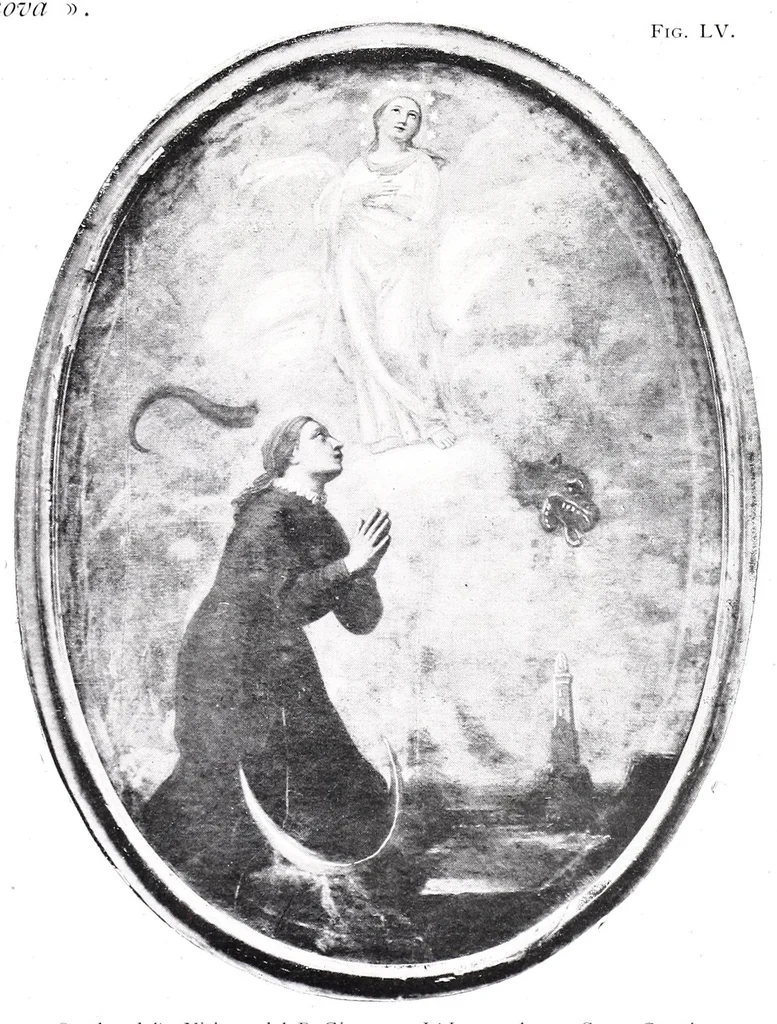 An illustration from Santa Caterina Fieschi-Adorno e i Genovesi : cenni biografici storici ed artistici, 1910, leaf 181