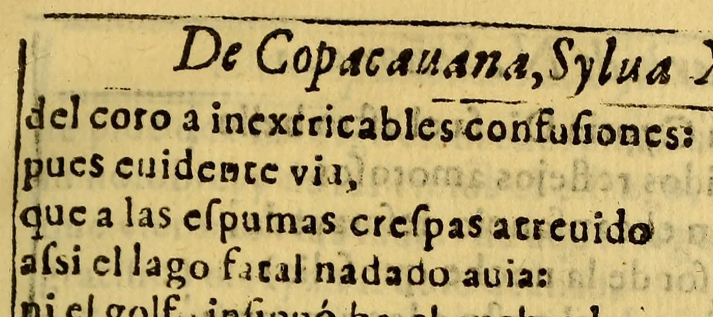 An illustration from Santuario de N. Señora de Copacabana en el Peru. : Poema sacro. Compuesto por el R.P.M.F. Fernando de Valverde, de la Orden de N.P.S. Agustin calificador de el S. Oficio, 1641, leaf 321