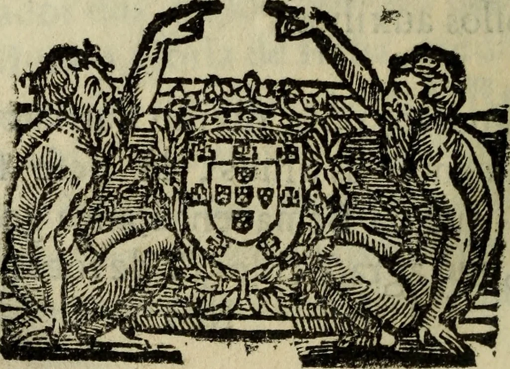 An illustration from Saphira veneziana, e Jacinto portuguez : vida, morte, heroycas virtudes, & maravilhas ràras do gloriosissimo protopatriarcha S. Lourenço Justiniano, e do veneravel padre Antonio da Cõceiçam : livro unico, historico, & panegirico, 1677, leaf 111