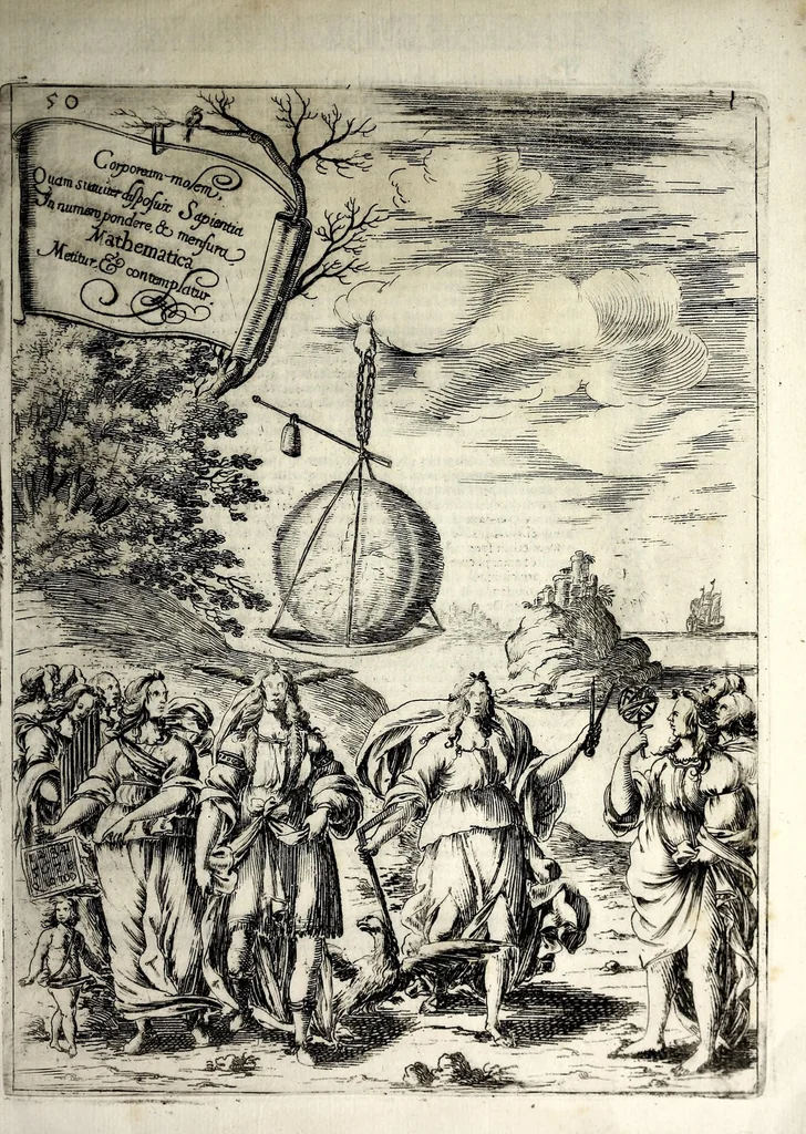 An illustration from Sapientiae pignus amabile philosophia universa in Coll. Flor. Soc. Iesu data anno 1647, 1647, leaf 67