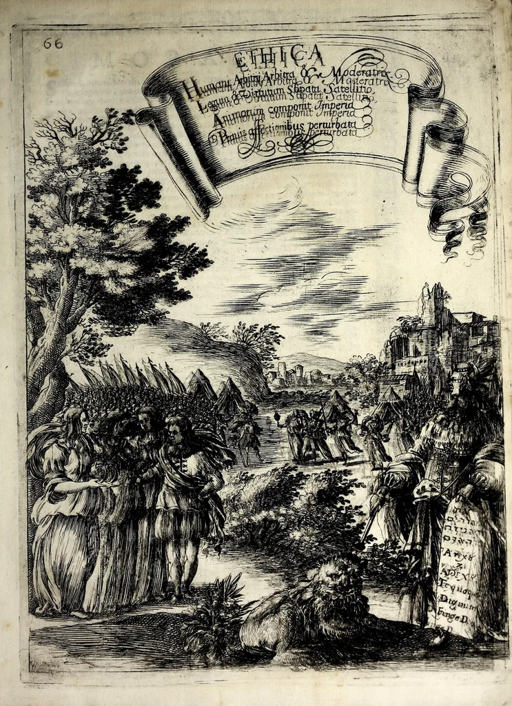An illustration from Sapientiae pignus amabile philosophia universa in Coll. Flor. Soc. Iesu data anno 1647, 1647, leaf 89
