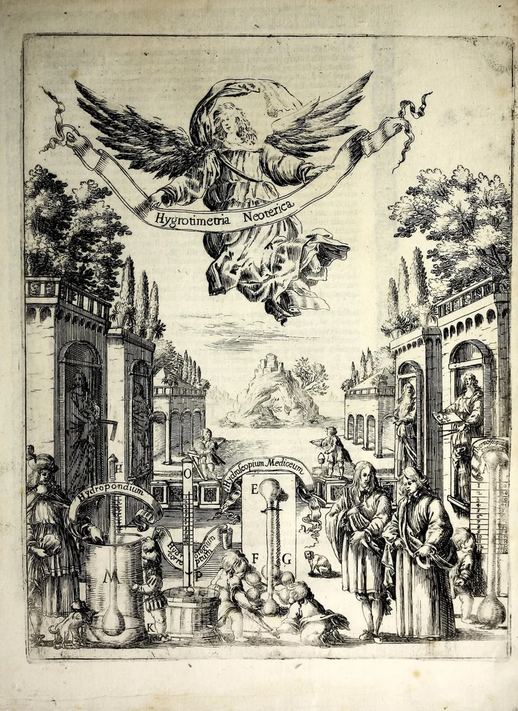 An illustration from Sapientiae pignus amabile philosophia universa in Coll. Flor. Soc. Iesu data anno 1647, 1647, leaf 99