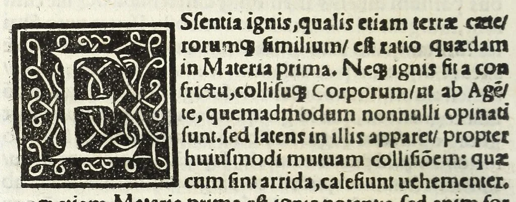 An illustration from Sapientissimi philosophi Aristotelis Stagiritae Theologia, siue, Mistica phylosophia secundu[m] Aegyptios nouiter reperta et in latinum castigatissime redacta, 1519, leaf 154