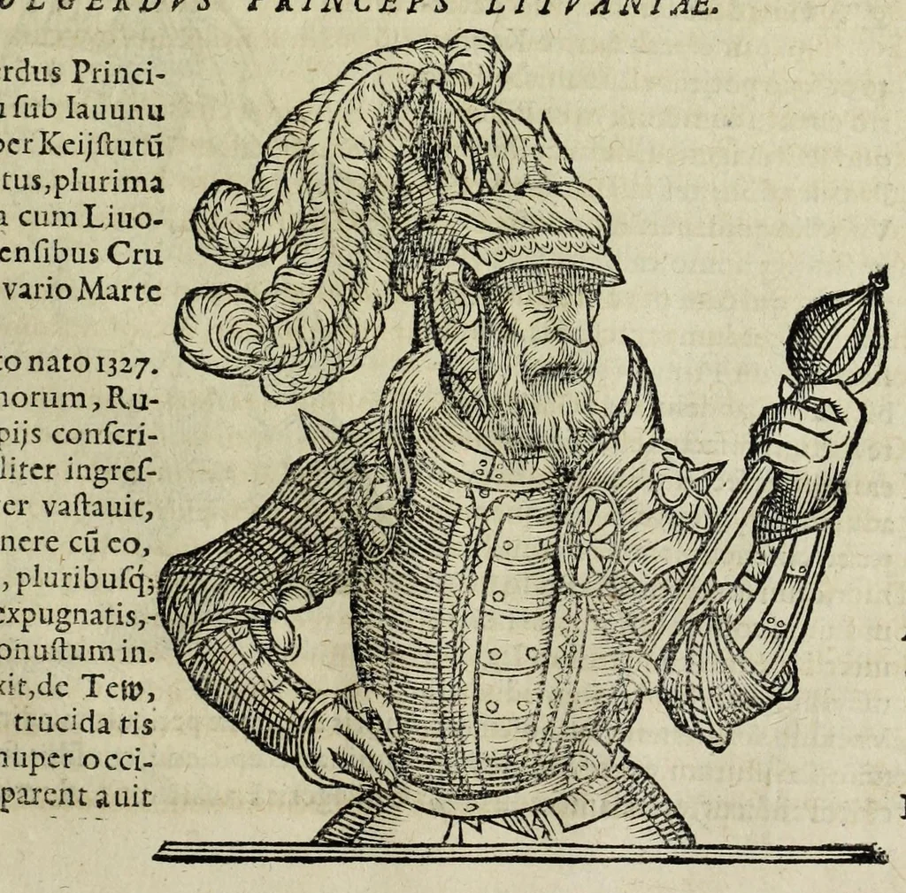 An illustration from Sarmatiae evropeae descriptio : qvae regnvm Poloniae, Litvaniam, Samogitiam, Rvssiam, Massoviam, Prvssiam, Pomeraniam, Livoniam, et Moschoviae Tartariaeqve partem complectitur, 1581, leaf 115