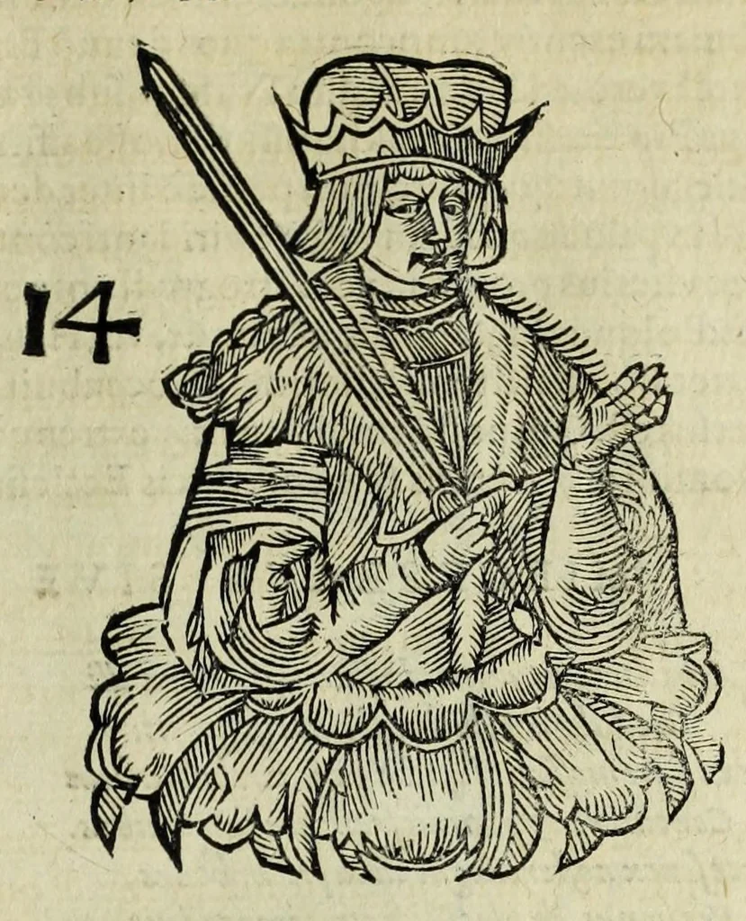 An illustration from Sarmatiae evropeae descriptio : qvae regnvm Poloniae, Litvaniam, Samogitiam, Rvssiam, Massoviam, Prvssiam, Pomeraniam, Livoniam, et Moschoviae Tartariaeqve partem complectitur, 1581, leaf 41