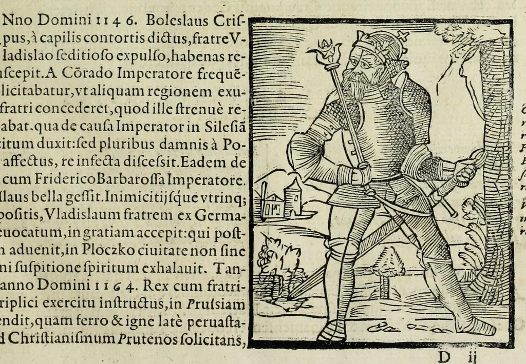 An illustration from Sarmatiae evropeae descriptio : qvae regnvm Poloniae, Litvaniam, Samogitiam, Rvssiam, Massoviam, Prvssiam, Pomeraniam, Livoniam, et Moschoviae Tartariaeqve partem complectitur, 1581, leaf 41