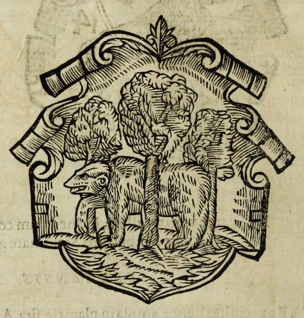 An illustration from Sarmatiae evropeae descriptio : qvae regnvm Poloniae, Litvaniam, Samogitiam, Rvssiam, Massoviam, Prvssiam, Pomeraniam, Livoniam, et Moschoviae Tartariaeqve partem complectitur, 1581, leaf 94