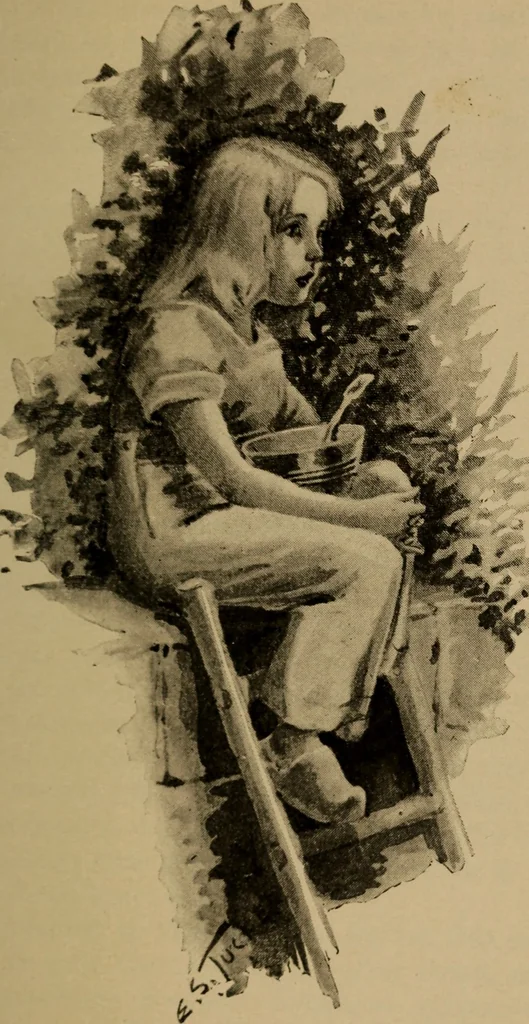 An illustration from Sartor resartus; the life and opinions of Herr Teufelsdröckh, 1893, leaf 112