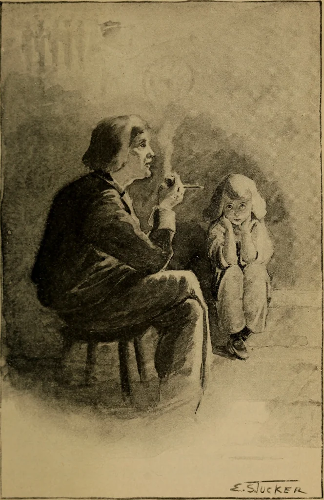 An illustration from Sartor resartus; the life and opinions of Herr Teufelsdröckh, 1893, leaf 116