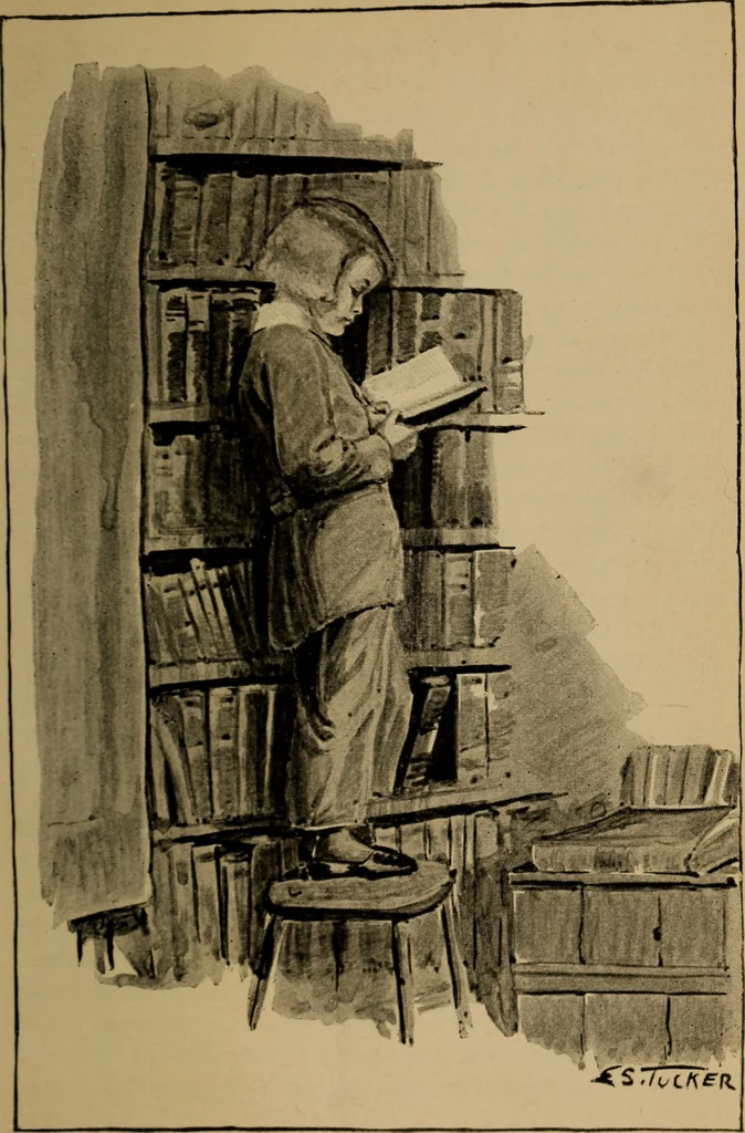 An illustration from Sartor resartus; the life and opinions of Herr Teufelsdröckh, 1893, leaf 126