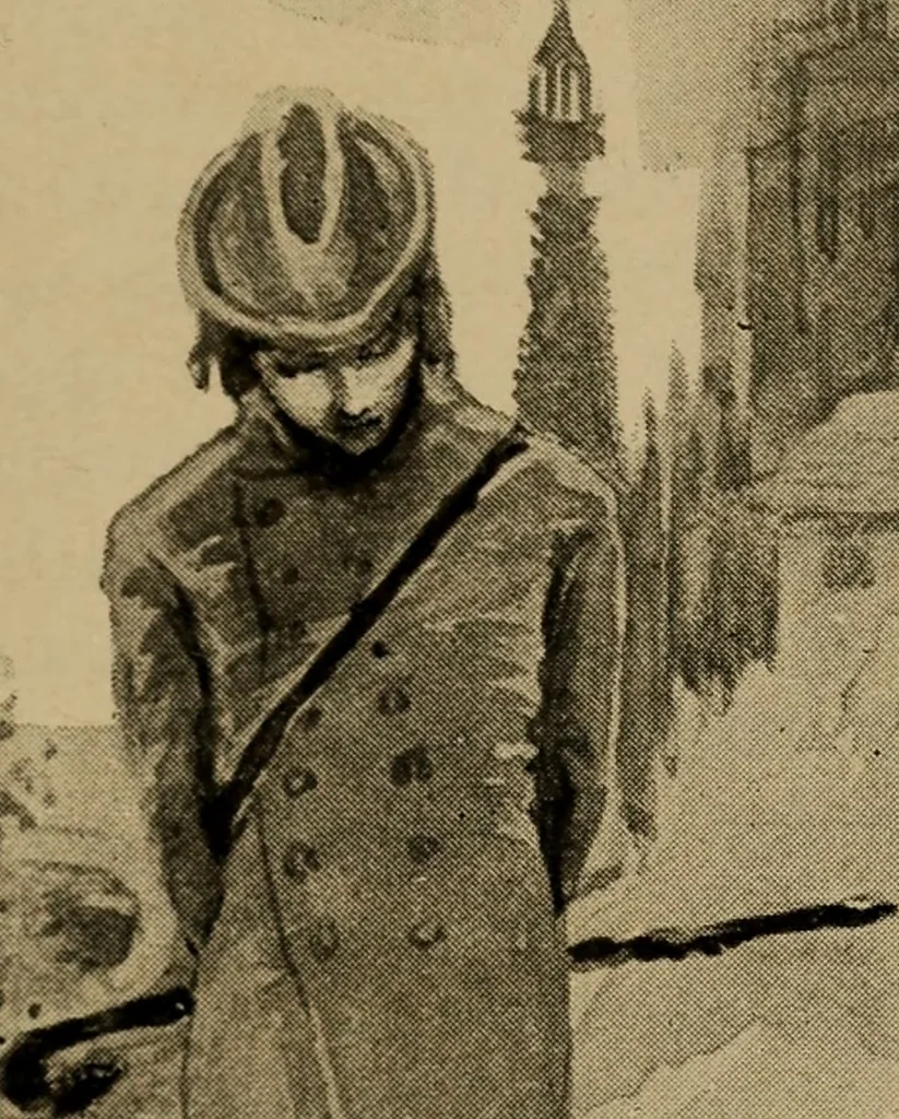 An illustration from Sartor resartus; the life and opinions of Herr Teufelsdröckh, 1893, leaf 186