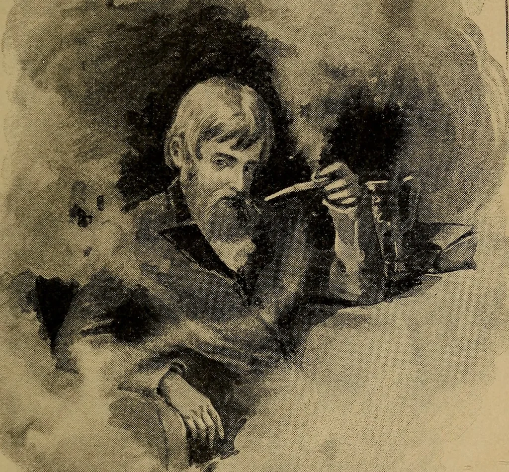 An illustration from Sartor resartus; the life and opinions of Herr Teufelsdröckh, 1893, leaf 24