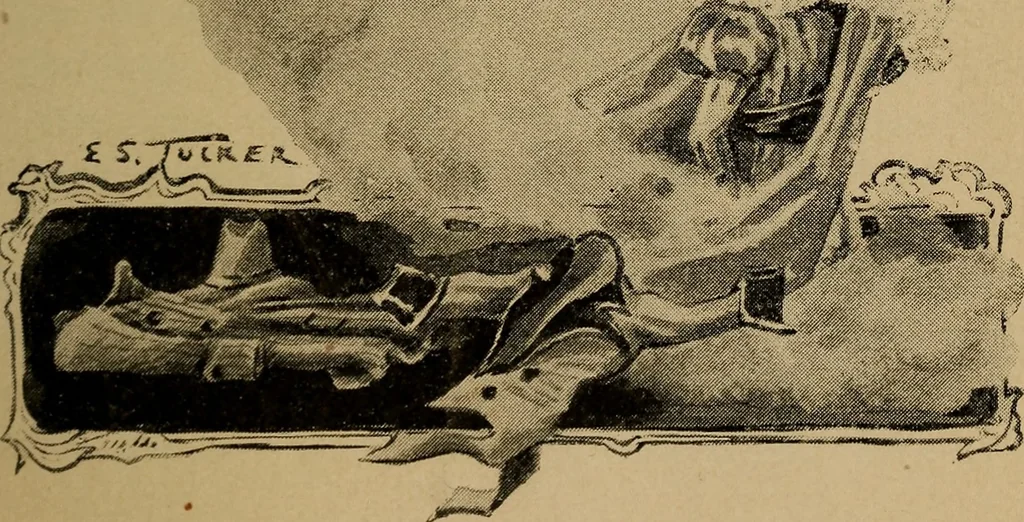 An illustration from Sartor resartus; the life and opinions of Herr Teufelsdröckh, 1893, leaf 24