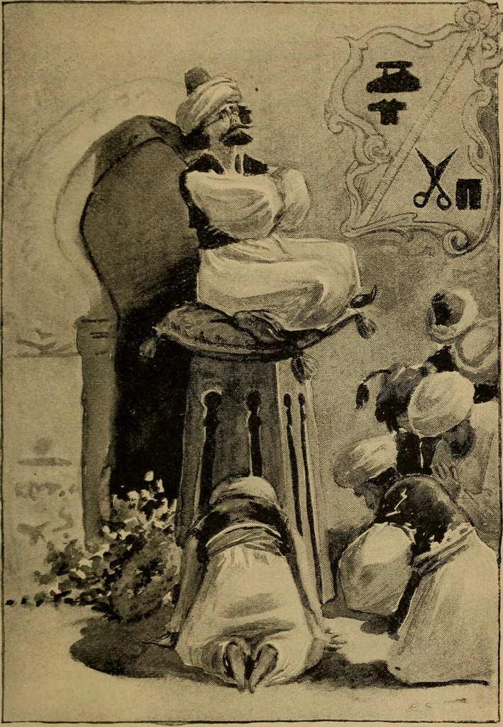 An illustration from Sartor resartus; the life and opinions of Herr Teufelsdröckh, 1893, leaf 326