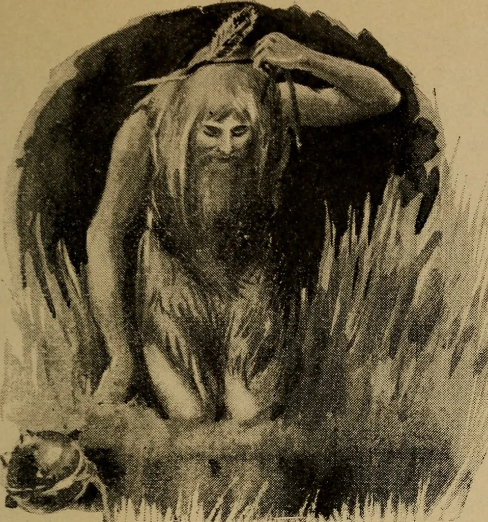 An illustration from Sartor resartus; the life and opinions of Herr Teufelsdröckh, 1893, leaf 48